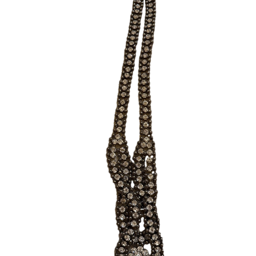 Elegant Black and Silver Necklace